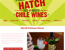 Tablet Screenshot of hatchchilewines.com